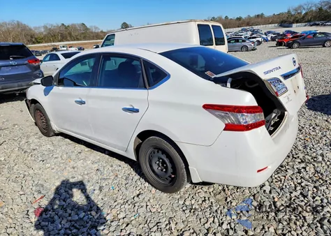 2014 Nissan Sentra S из США, поврежденный, VIN 3N1AB7AP0EY273703
